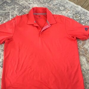 Adidas Men's Vibrant Red Polo